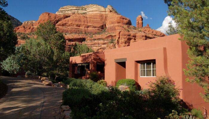 Beautiful adobe house in Sedona Arizona