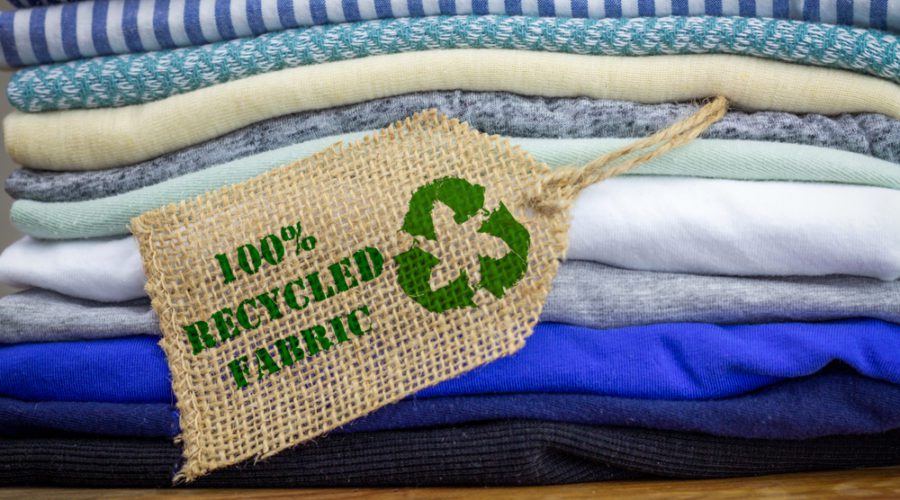 Sustainability shown with recycled cloth