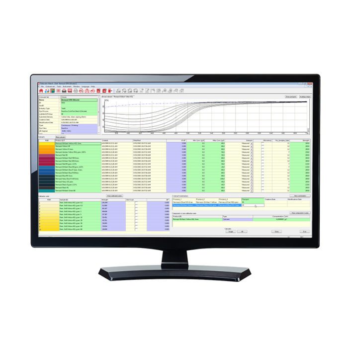 match textile software on a desktop computer screen