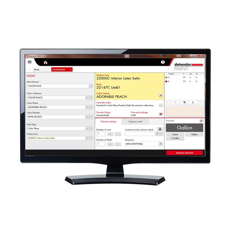 Retail Paint Software Paint Color Match Software Datacolor