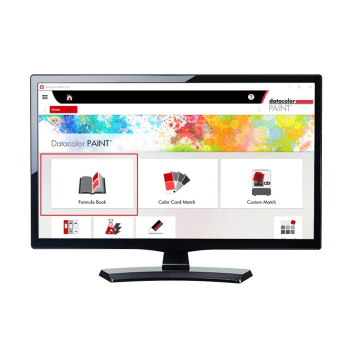 Retail Paint Software display on monitor