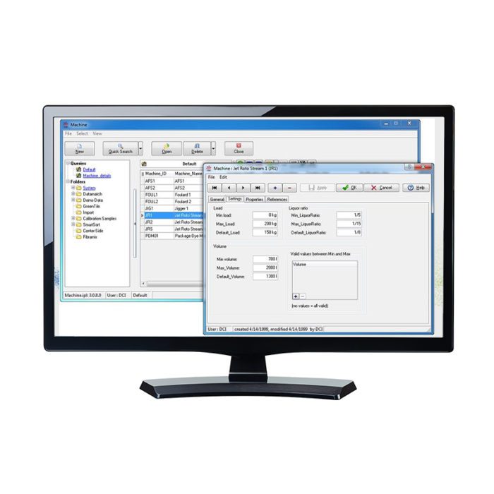 example screenshot of process software on computer screen