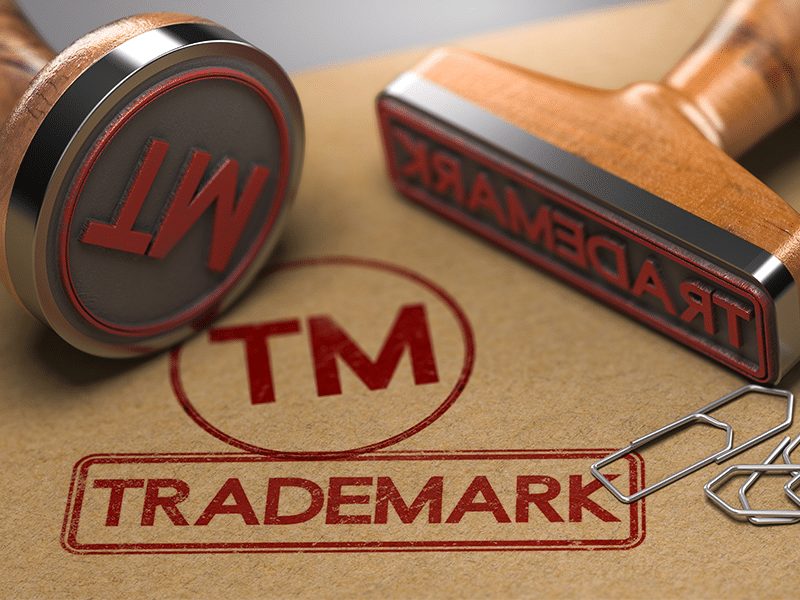 Trademark stamp.