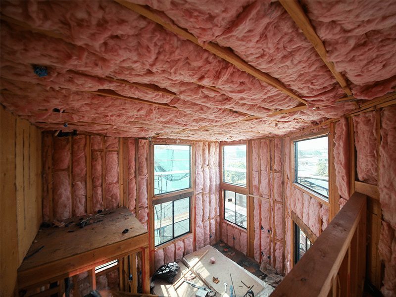 Owens Corning pink insulation.