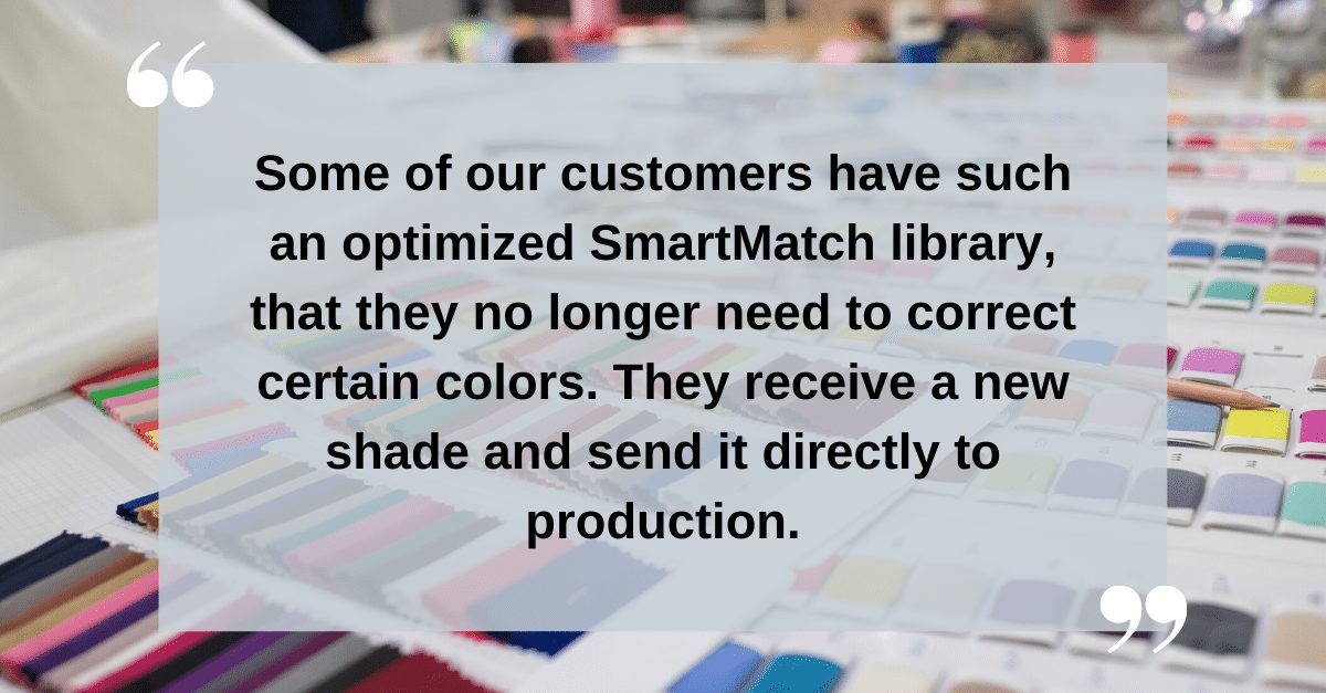 quote about Datacolor match textile software