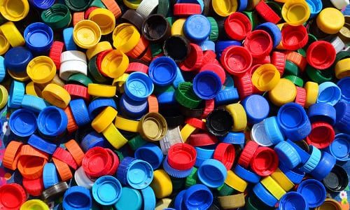 plastic bottle pop caps and tops