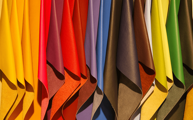 Colorful artificial leather