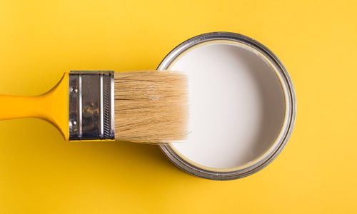 Yellow paint