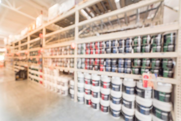 Paint Department Blurred